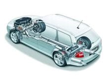 Система DRC от Kayaba используется на Ауди RS6 Quattro