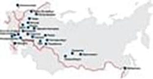 График семинаров-тренингов KYB Europe GmbH в 2009 году в России